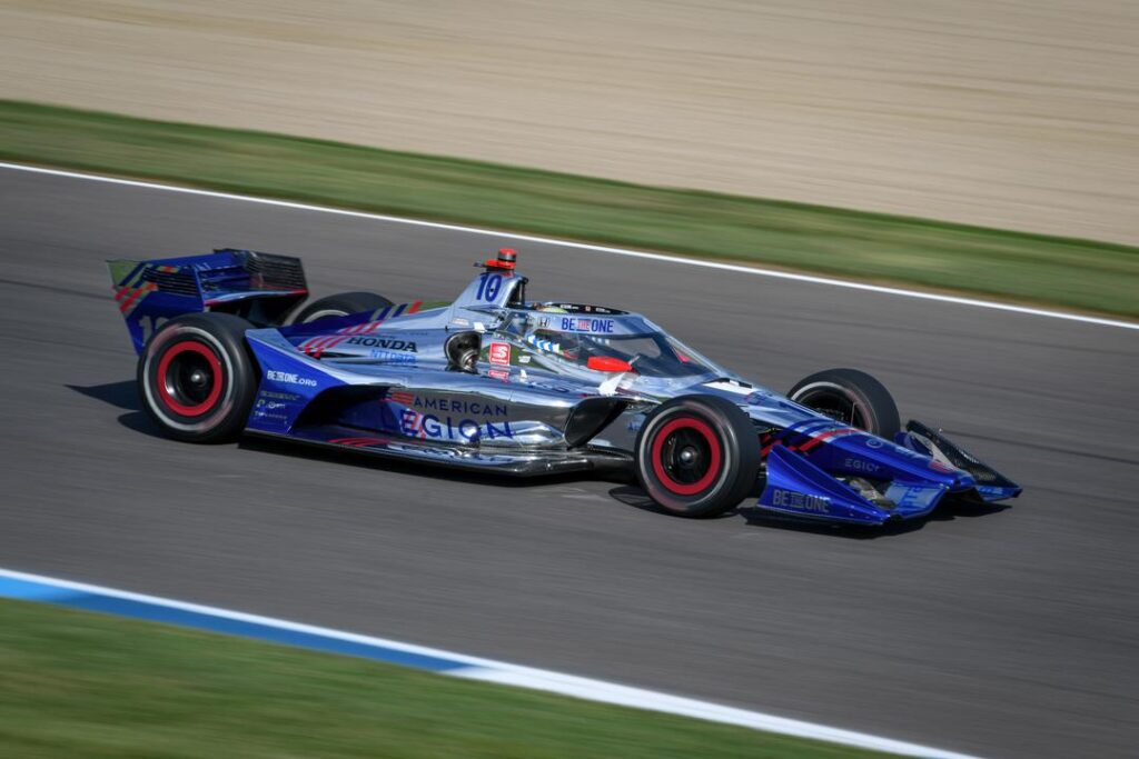 Friday's motorsports: Grosjean tops first IndyCar practice at Road